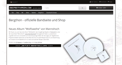 Desktop Screenshot of bergthron.de