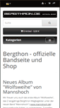 Mobile Screenshot of bergthron.de
